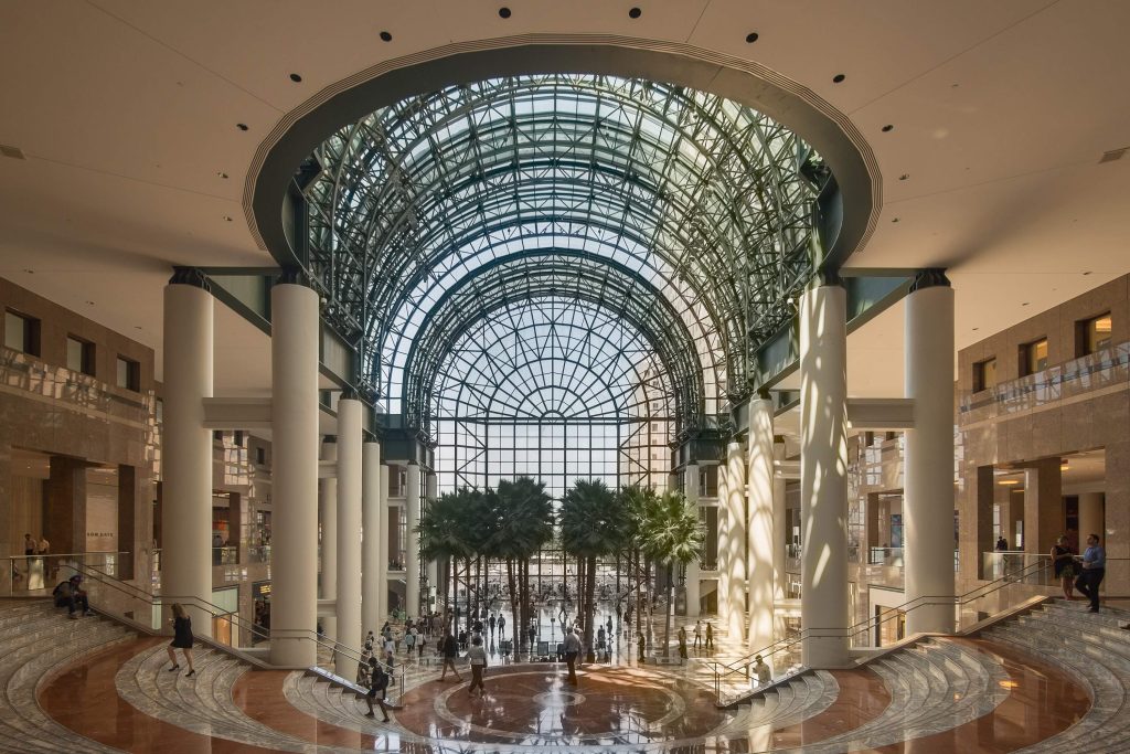 atrium in a building