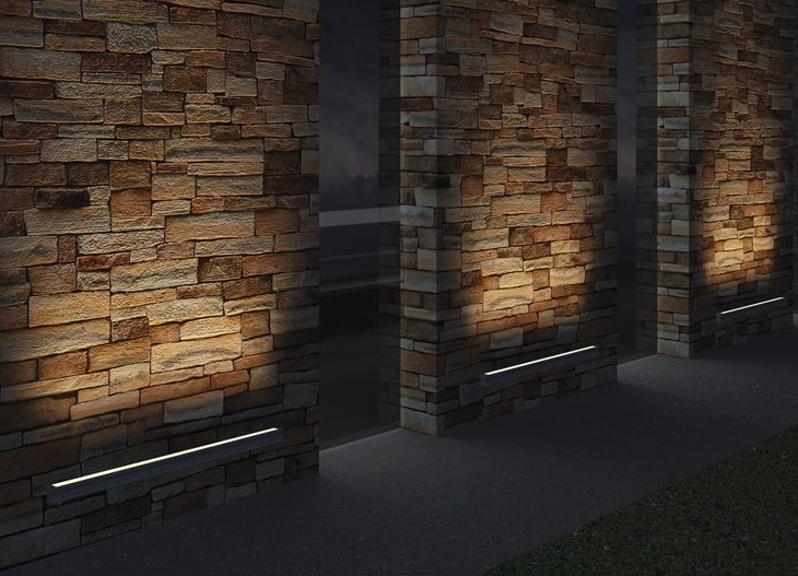 landscape grazing lighting on the walls