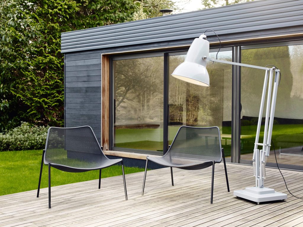 landscape task lighting on deck