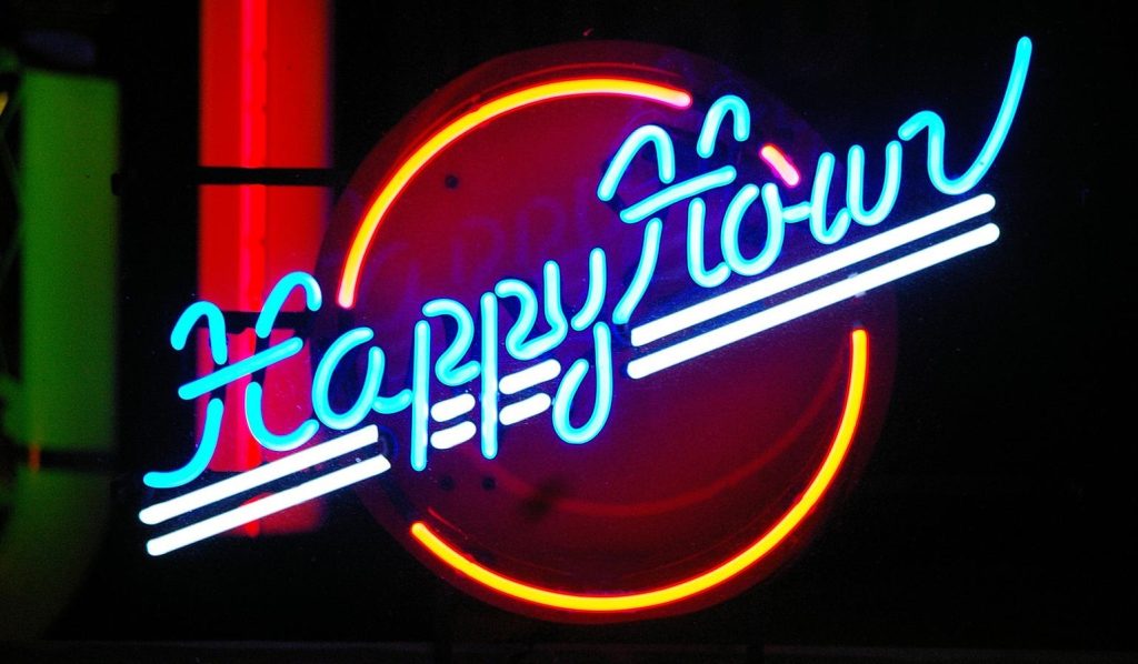 neon sign with neon lights