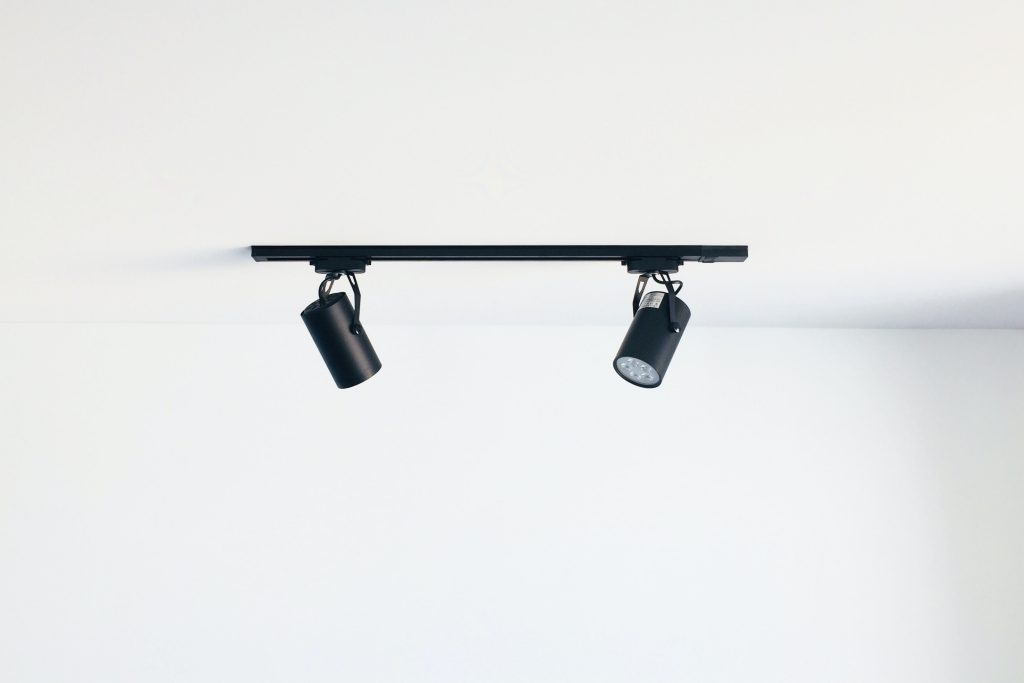 track lighting installed on the ceiling