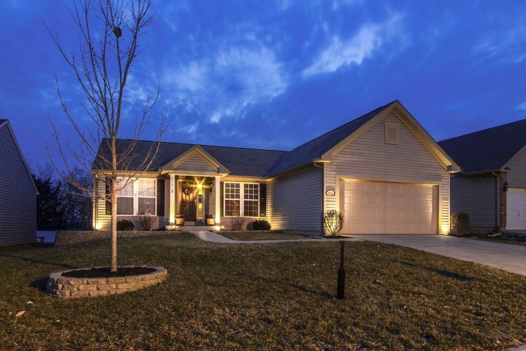 lighting up a house