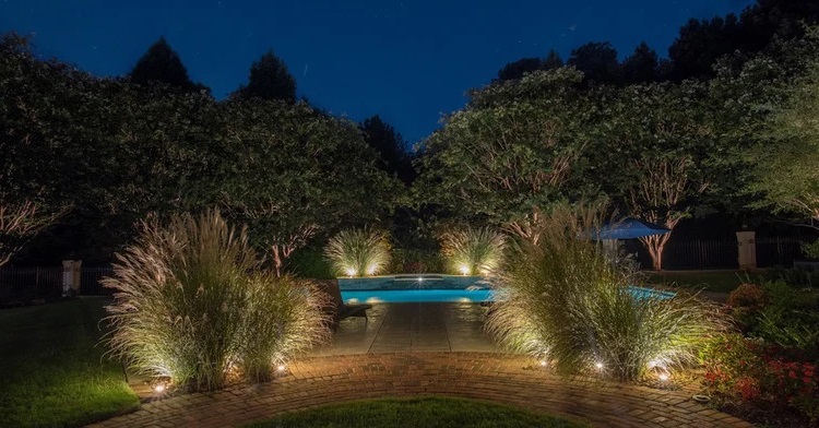 lighting in the yard
