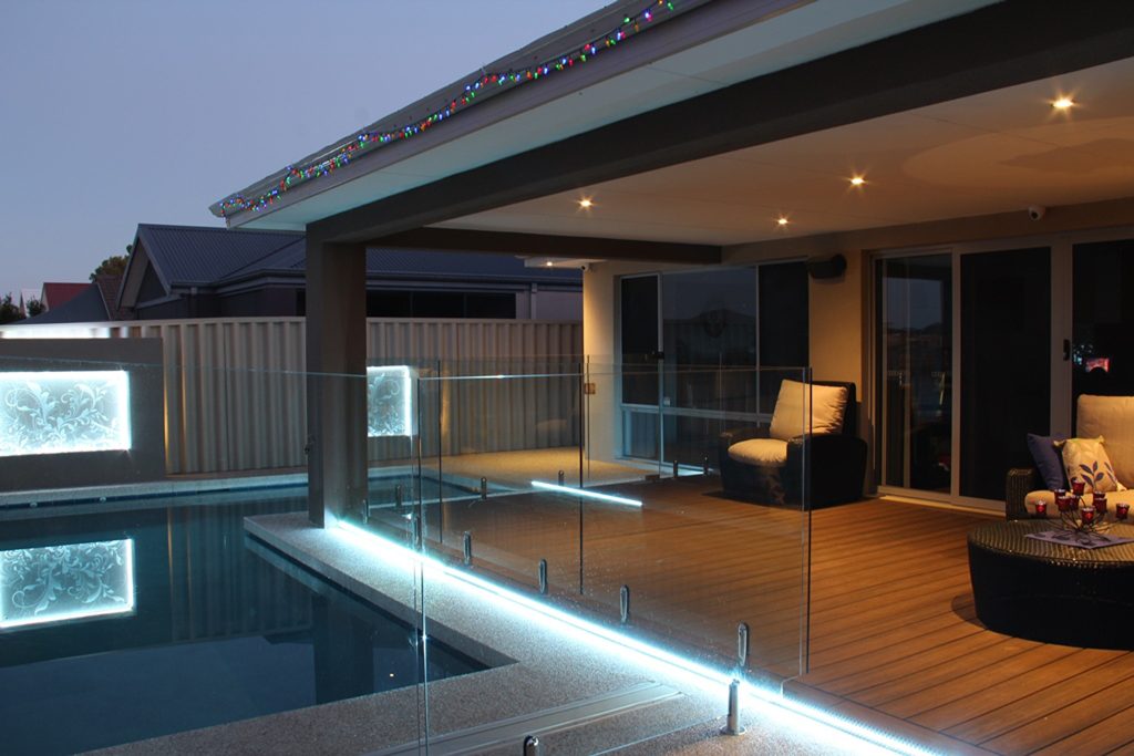 patio deck up-lighting