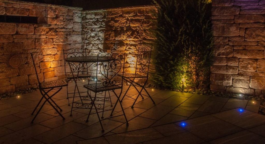 color changing magic with in-ground well lights