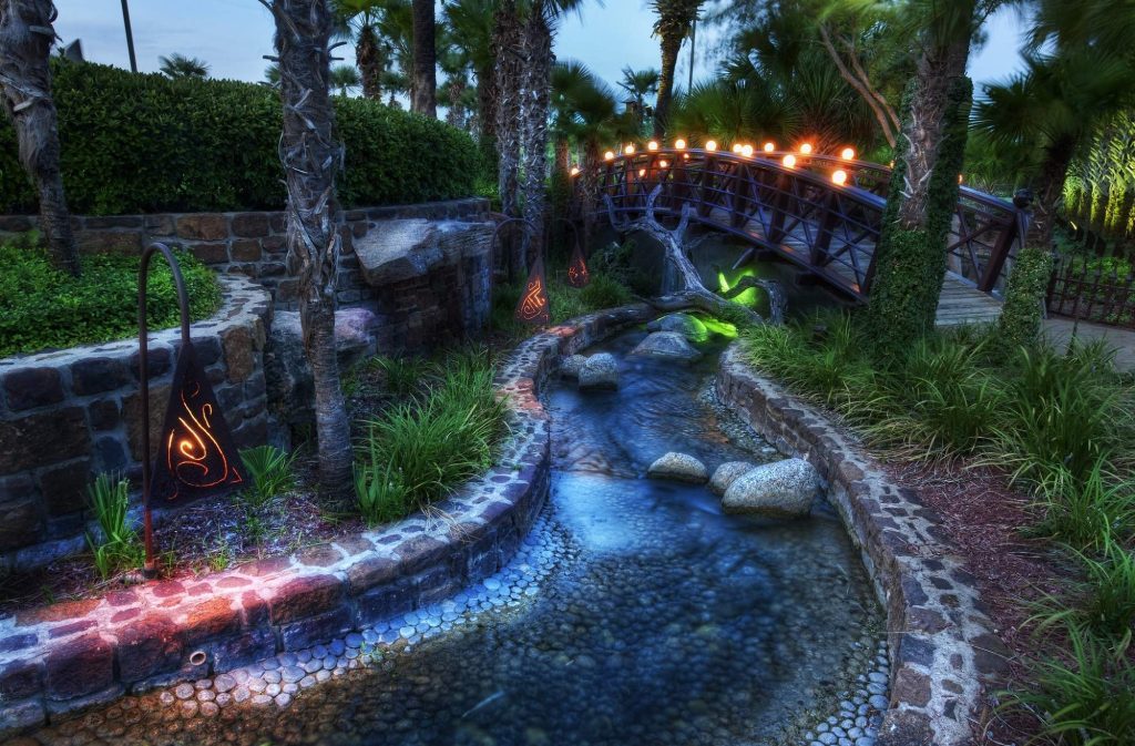 landscape backyard decorative lighting