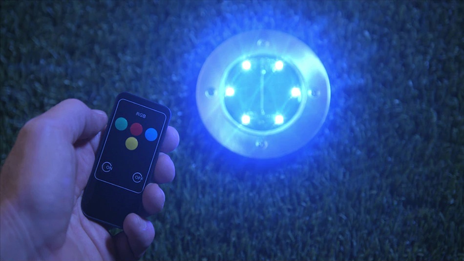 in-ground well lights with remote control