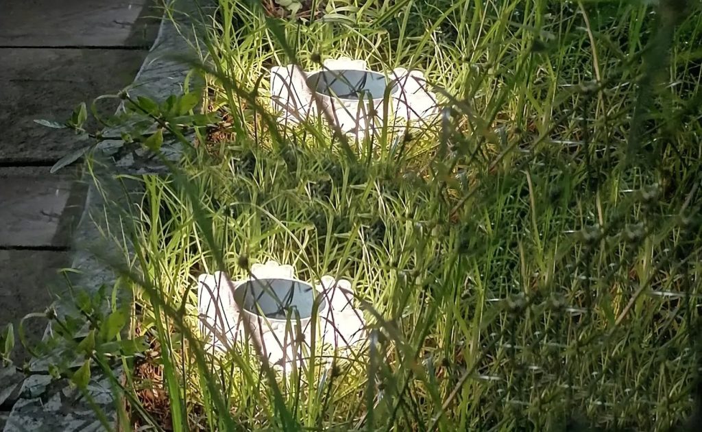 in-ground well lights for christmas