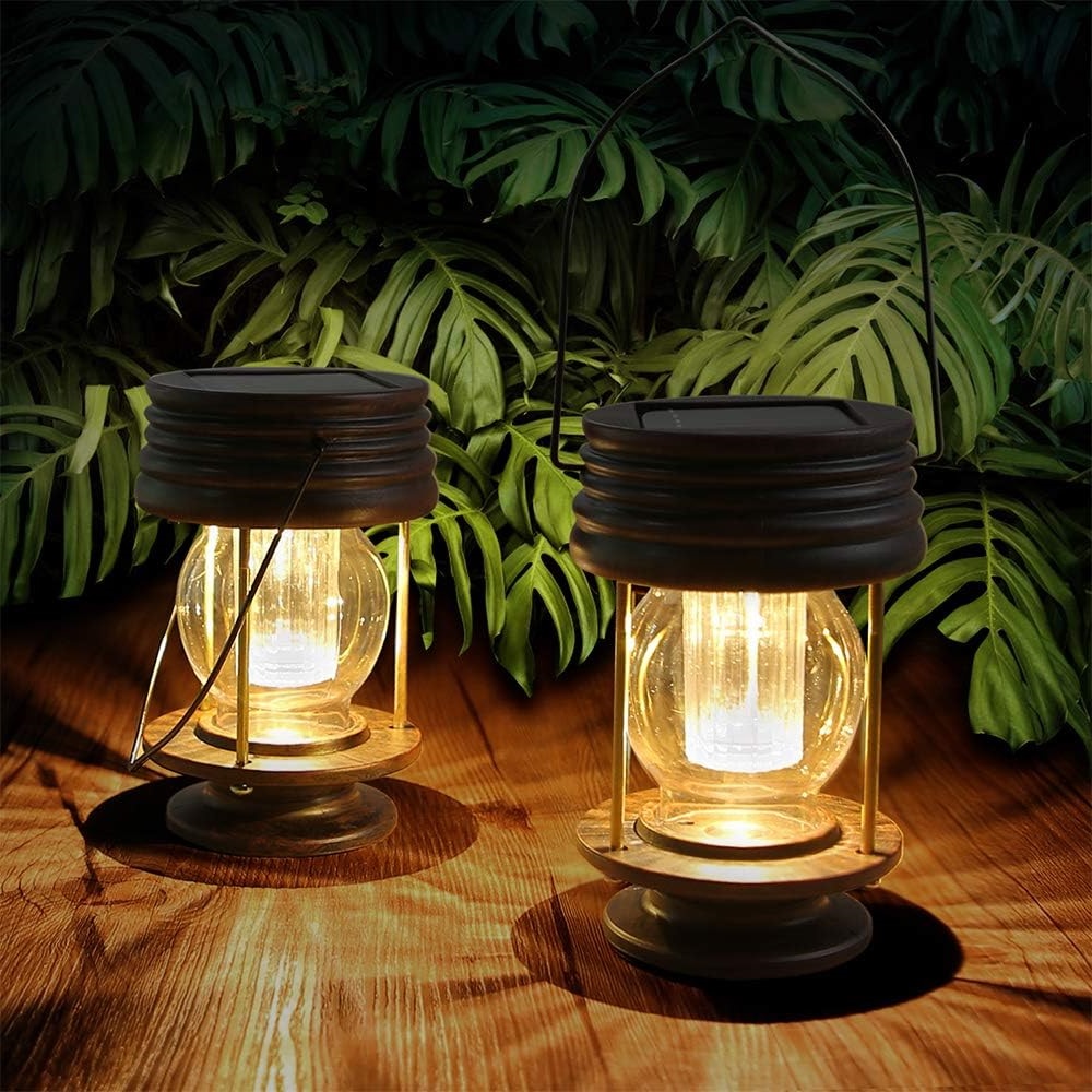 solar powered outdoor hanging lights