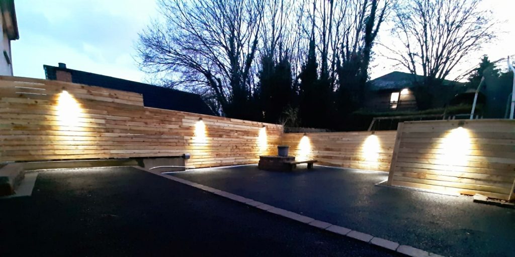 garden fence lights