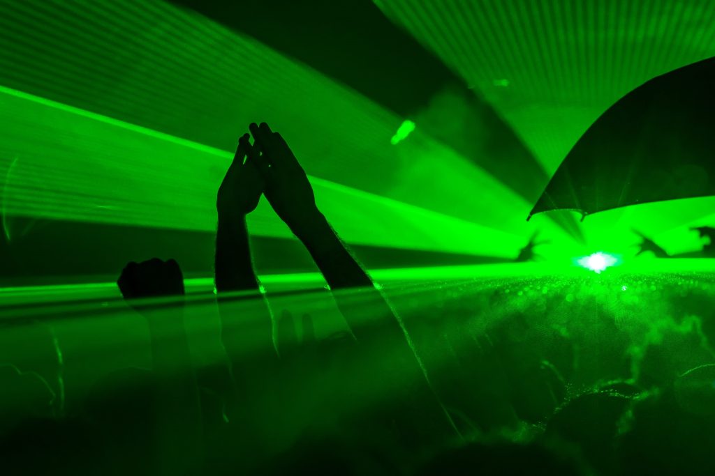 landscape multi-function lights for musical areas