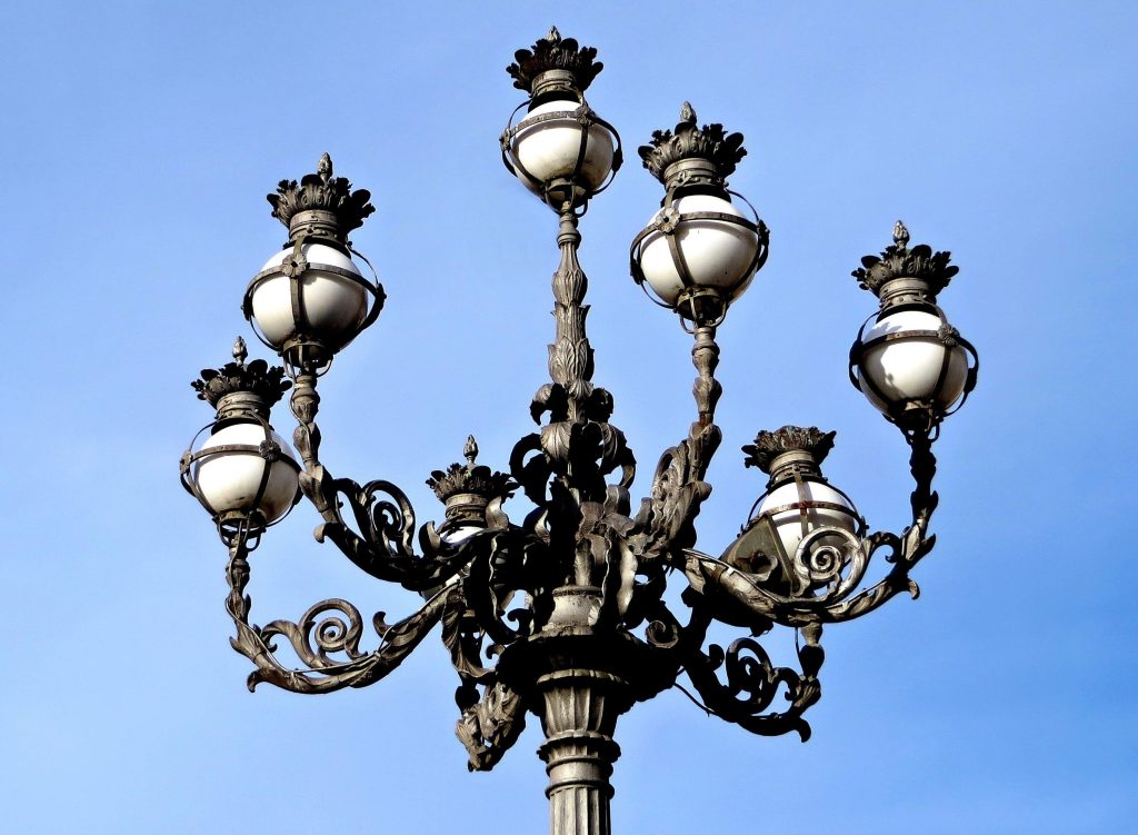 landscape pole decorative lighting