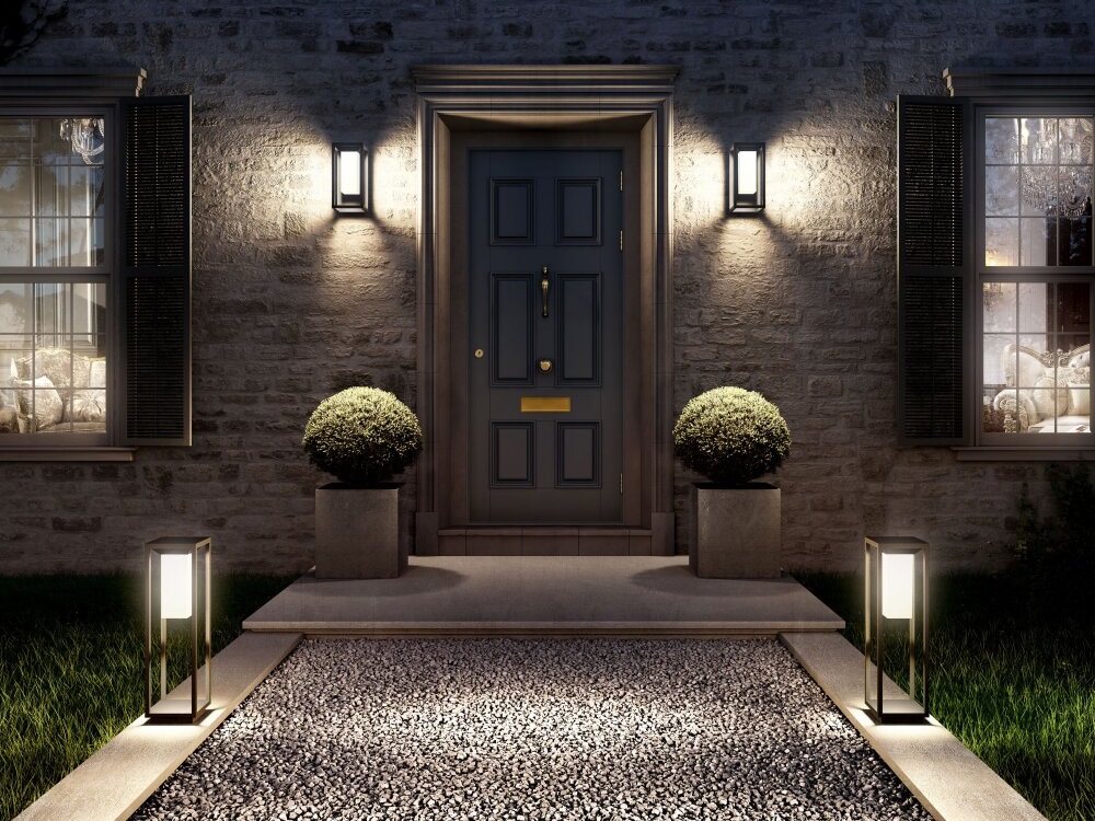 landscape solar lights for house
