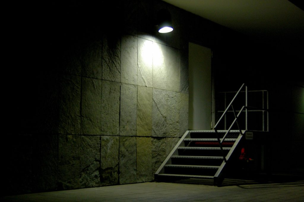 landscape step and stair task lighting; what is the best way to light the landscape