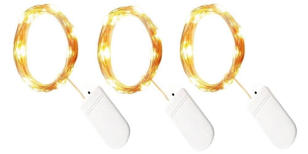 landscape string lights with batteries; is it okay to leave battery-operated string lights on overnight