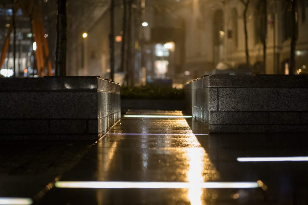 landscape strip lights