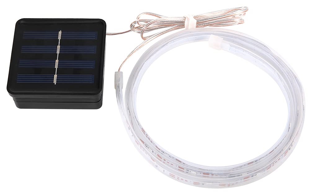 landscape solar-powered strip lights