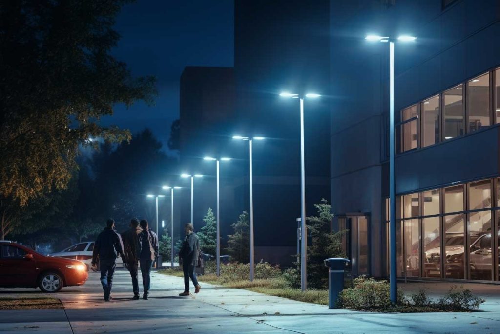 landscape tall floor lights for commercial spaces