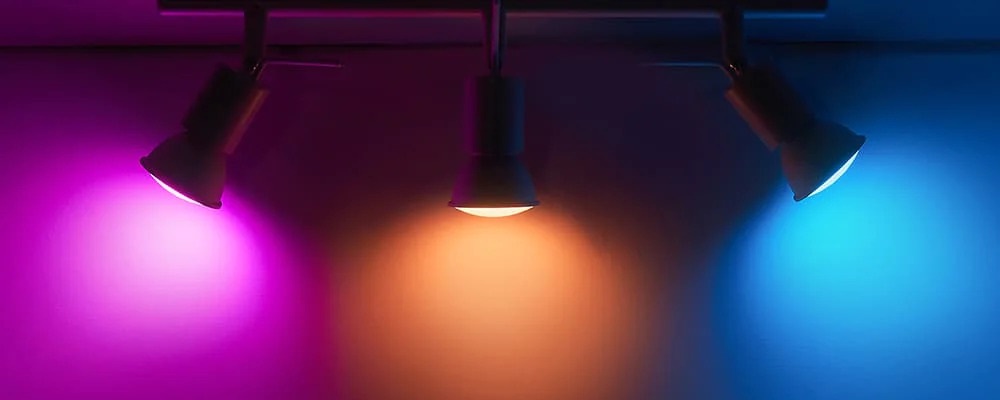 landscape color-changing track lights