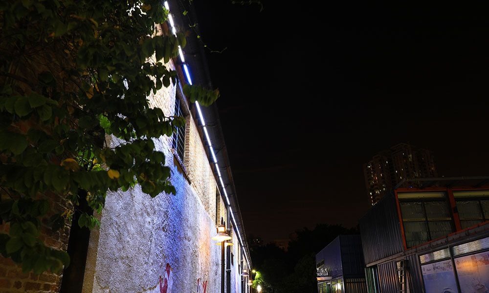 landscape track lights wall-wash