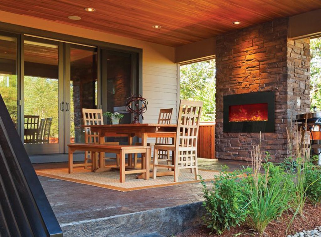 landscape wall lighting for table