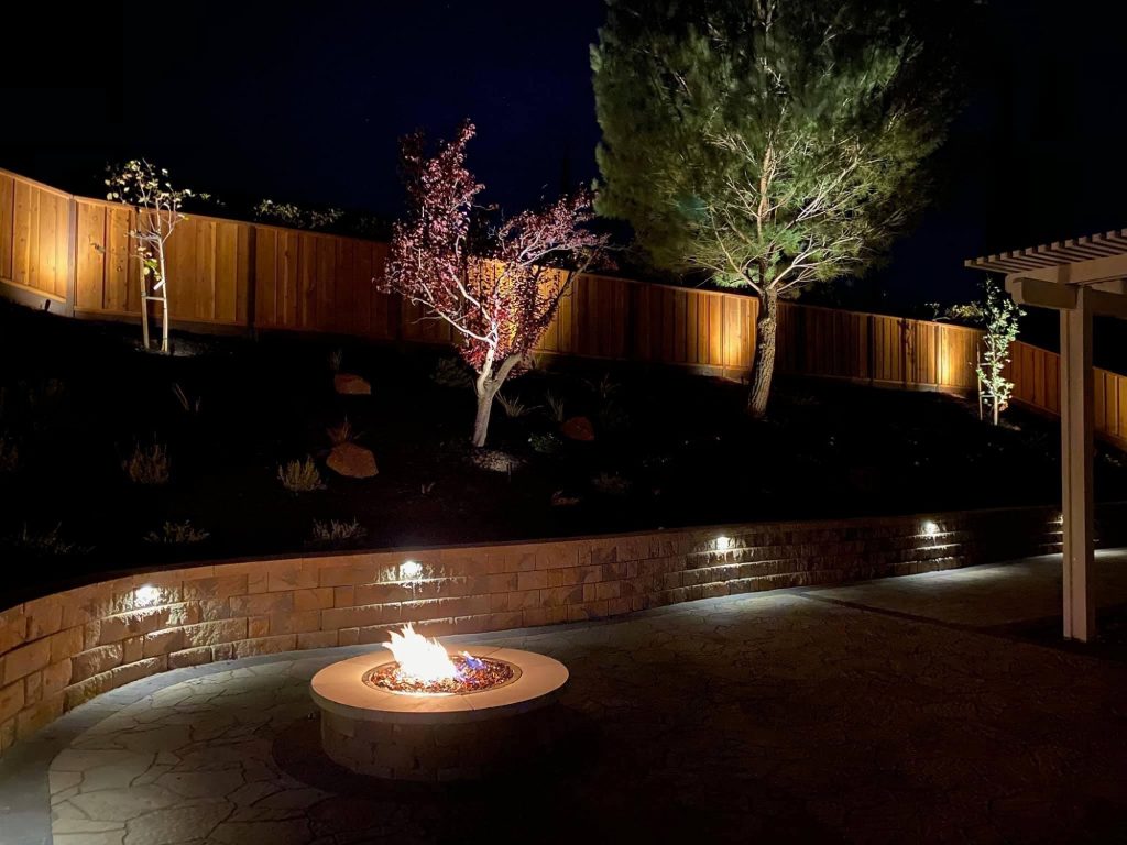 low voltage lights in the garden