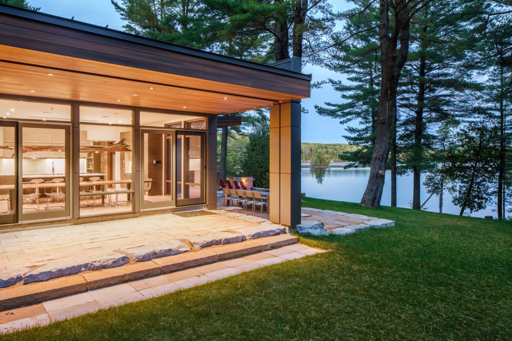 modern minimalist porch