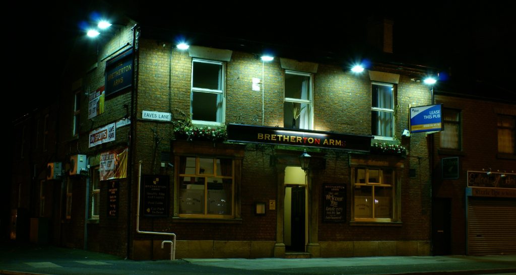 under-eaves lights