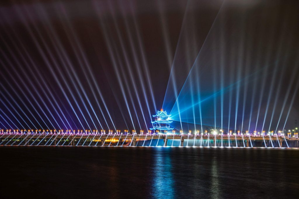 outdoor multi-function light projector