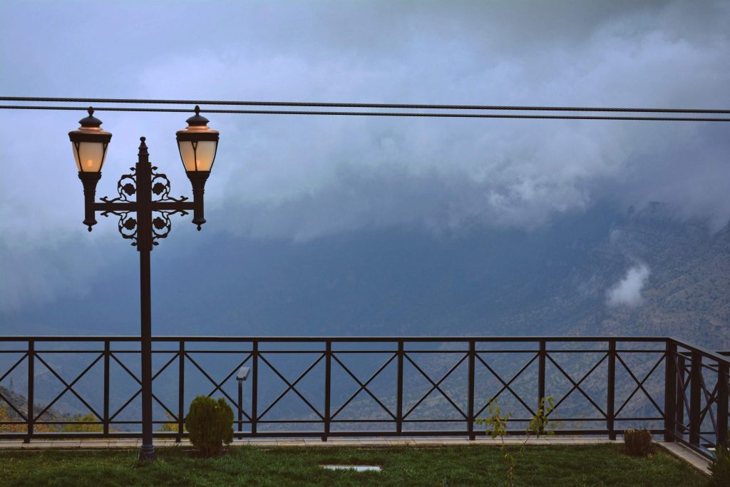 outdoor pole lights for yard