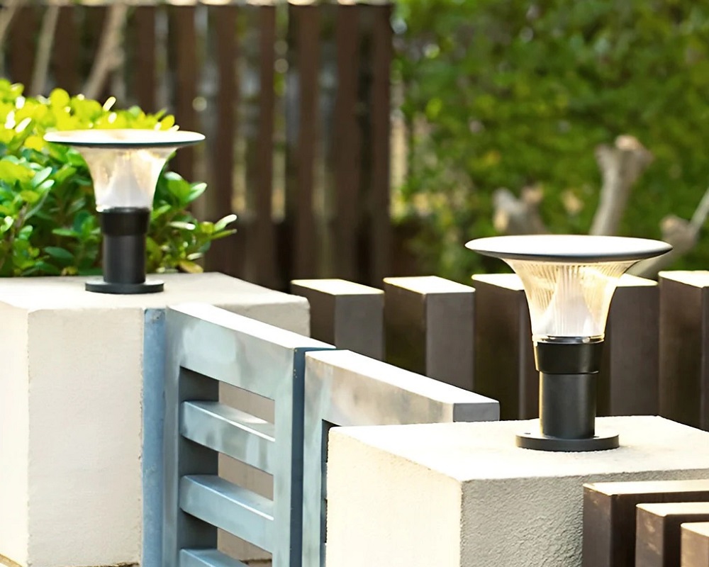 outdoor solar gate lights; what type of landscape lighting is easiest to install