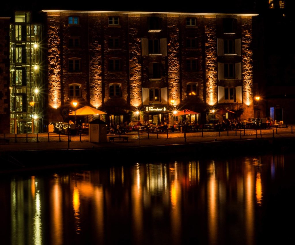 lights by the water