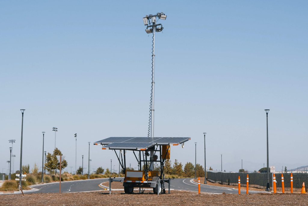portable solar lights; can we run led lights from a 12v battery