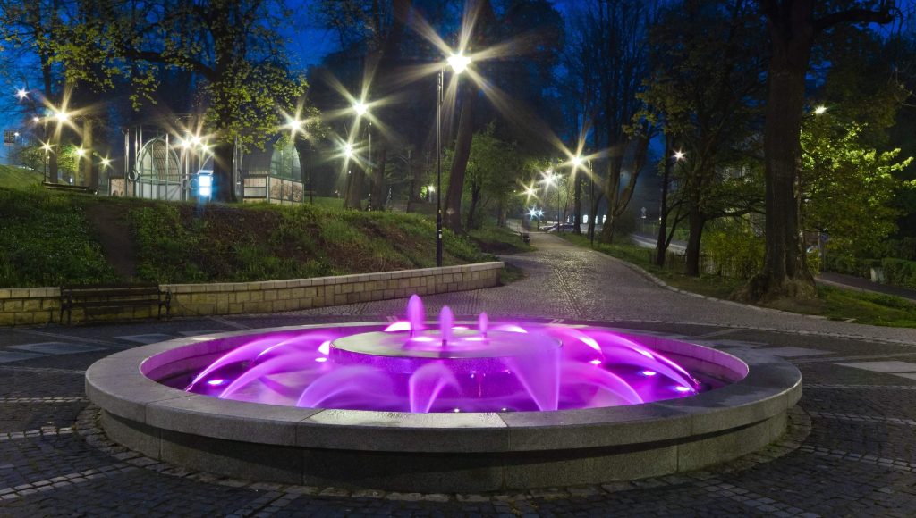 underwater fountain lights