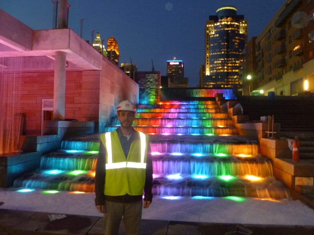 underwater step and stair lights