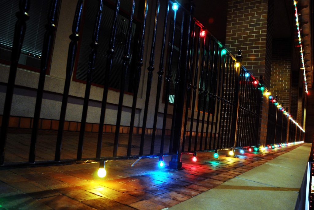 wall railing lights