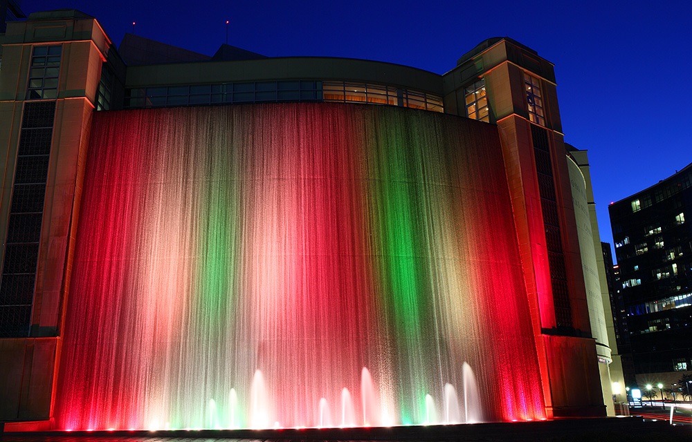 water wall lights