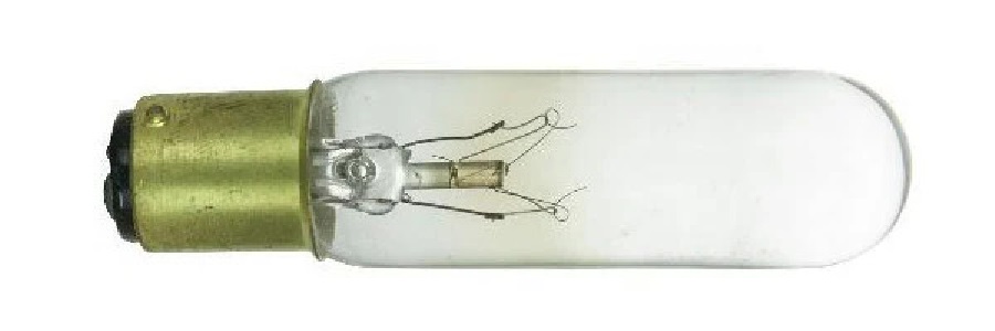 t6 double contact base tubular incandescent light bulb