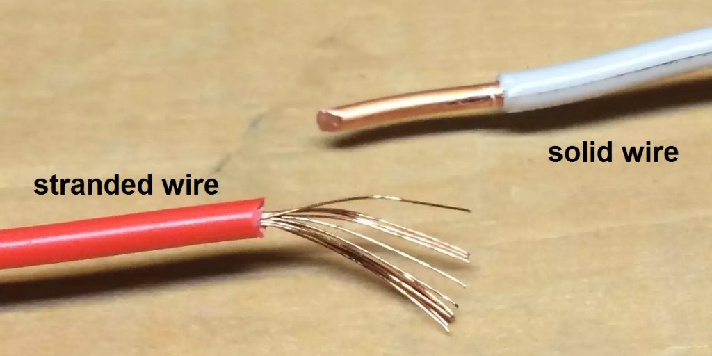 stranded vs solid core electrial wire; how far can we run low-voltage wire for landscape lighting