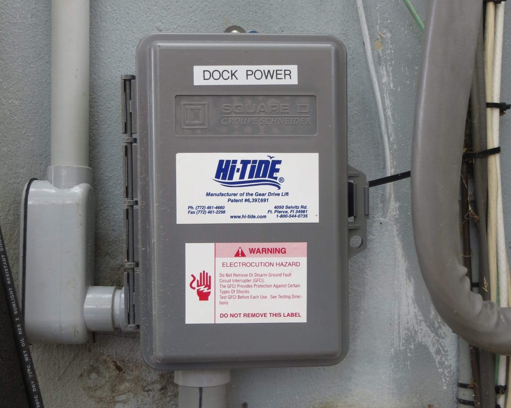 outside breaker & gfci for pier; does landscape lighting need gfci protection