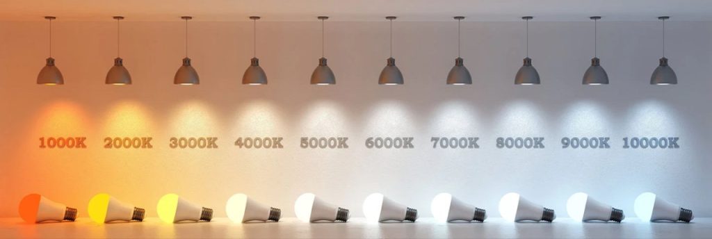 led lights color temperature; landscape lighting with 2700k or 3000k