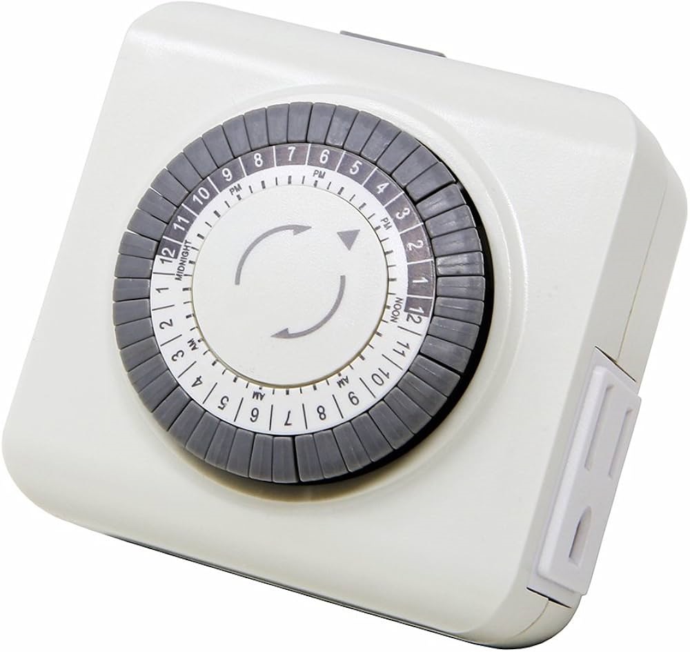 mechanical timer for low-voltage landscape lighting transformer; how to control landscape lighting