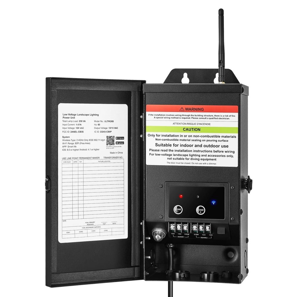 smart wi-fi low-voltage landscape lighting transformer; what is the best way to light the landscape