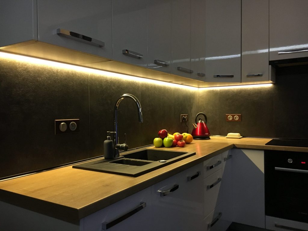 led strip lights under kitchen cabinets; can led strip lights be used to light a room