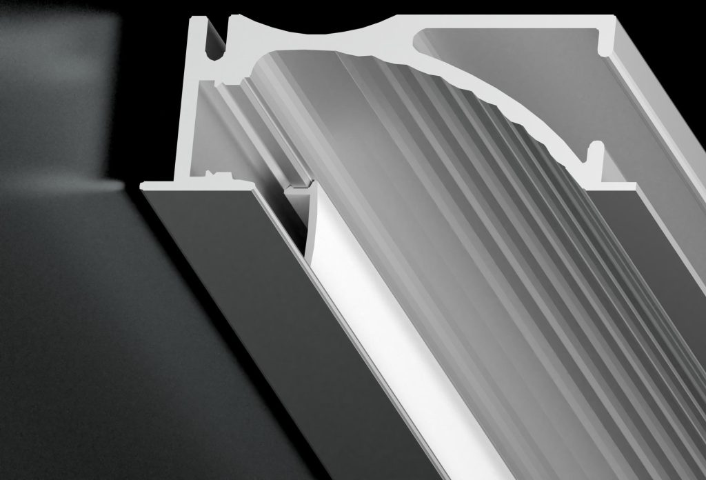 led strip light with channel reflector; which way should led strip lights face