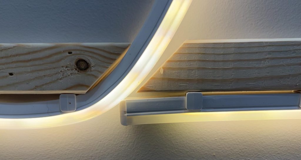 led strip lights behind mirrors; will led strip lights stick to wood
