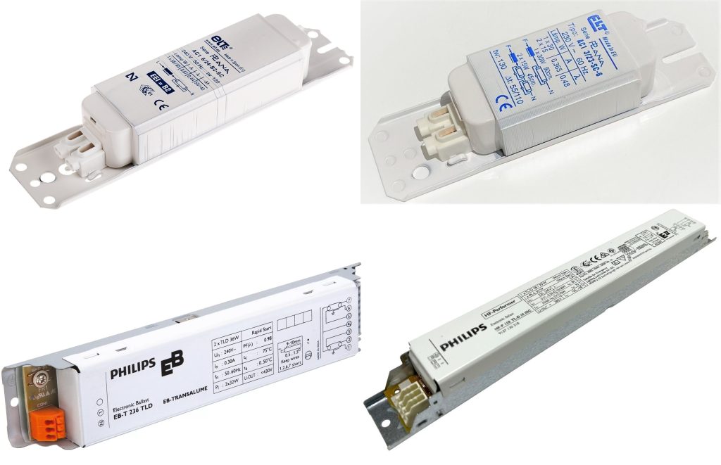magnetic and electronic ballasts for fluorescent and led tubes; how to know if my ballast is led-compatible